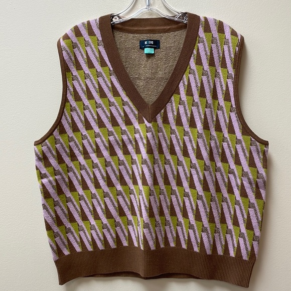 New Women’s Maeve Vera Jacquard Sweater Vest By Anthropologie!!🔥🔥🔥 - Picture 6 of 15